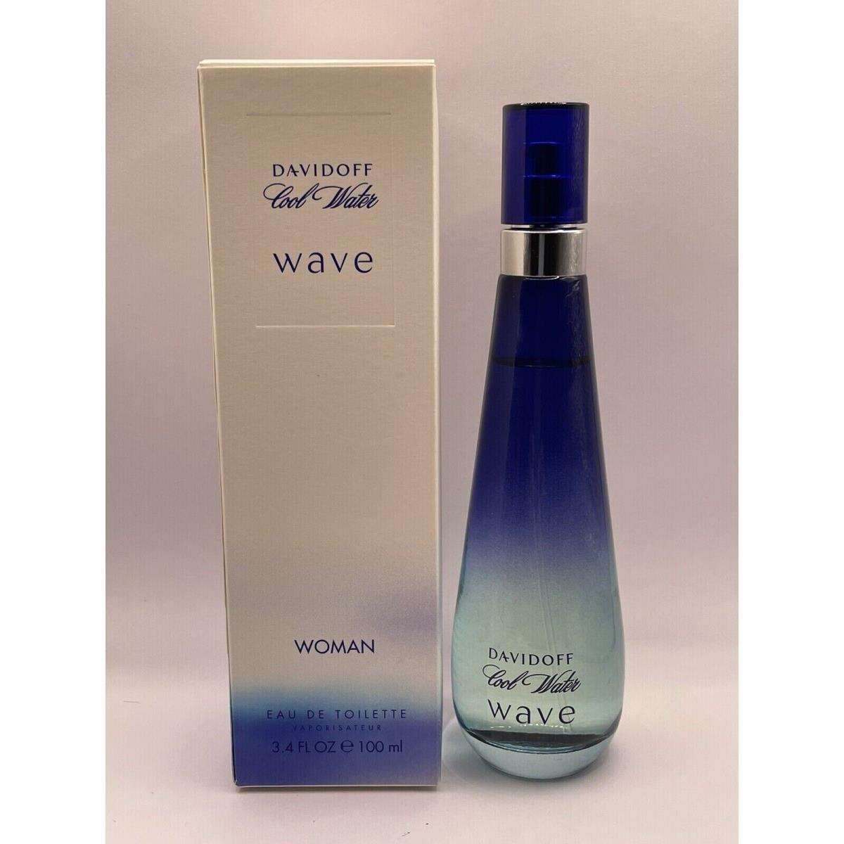 Wave By Davidoff Cool Water 3.4oz Eau De Toilette For Women