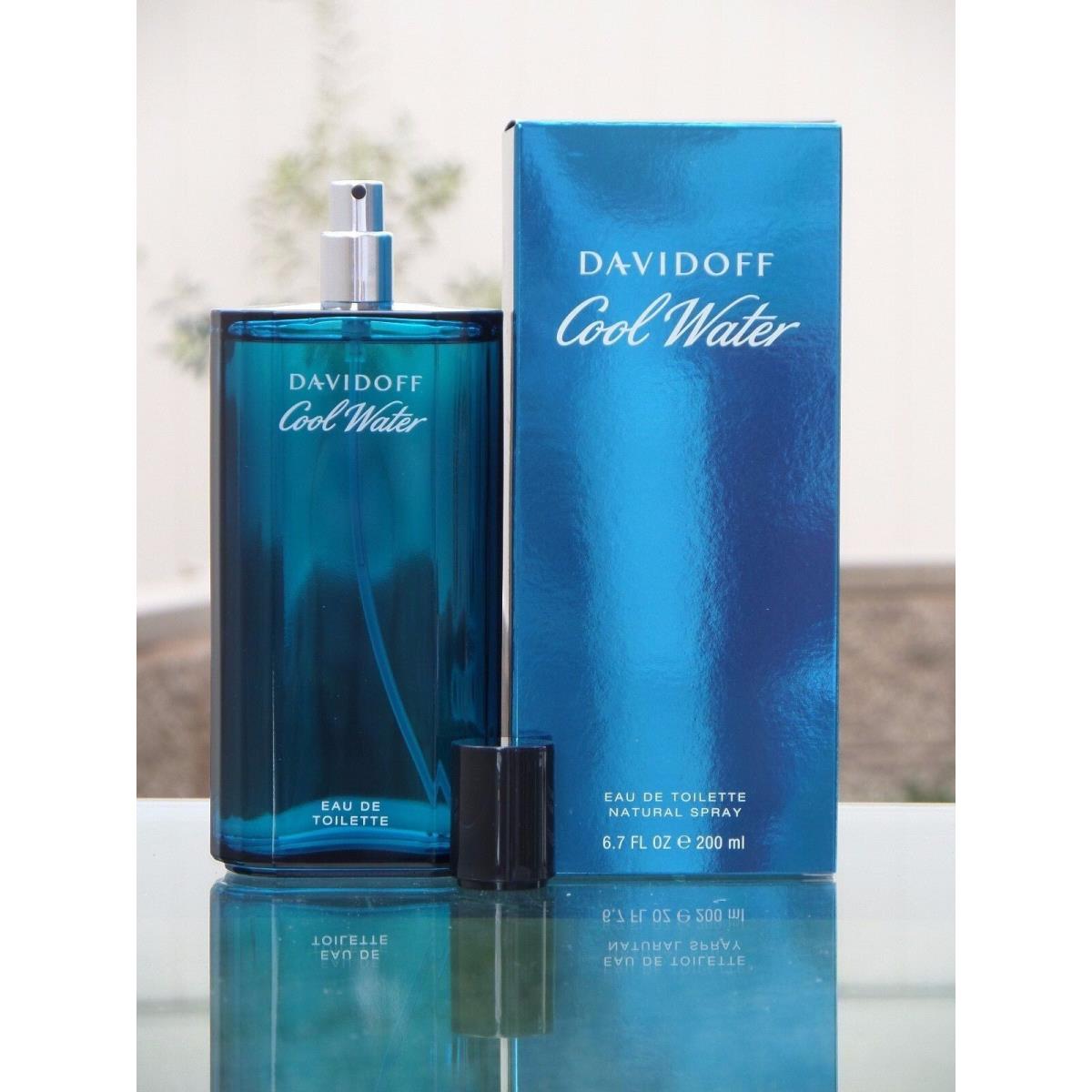 Cool Water By Davidoff Men 6.7 6.8 oz 200 ml Eau De Toilette Spray