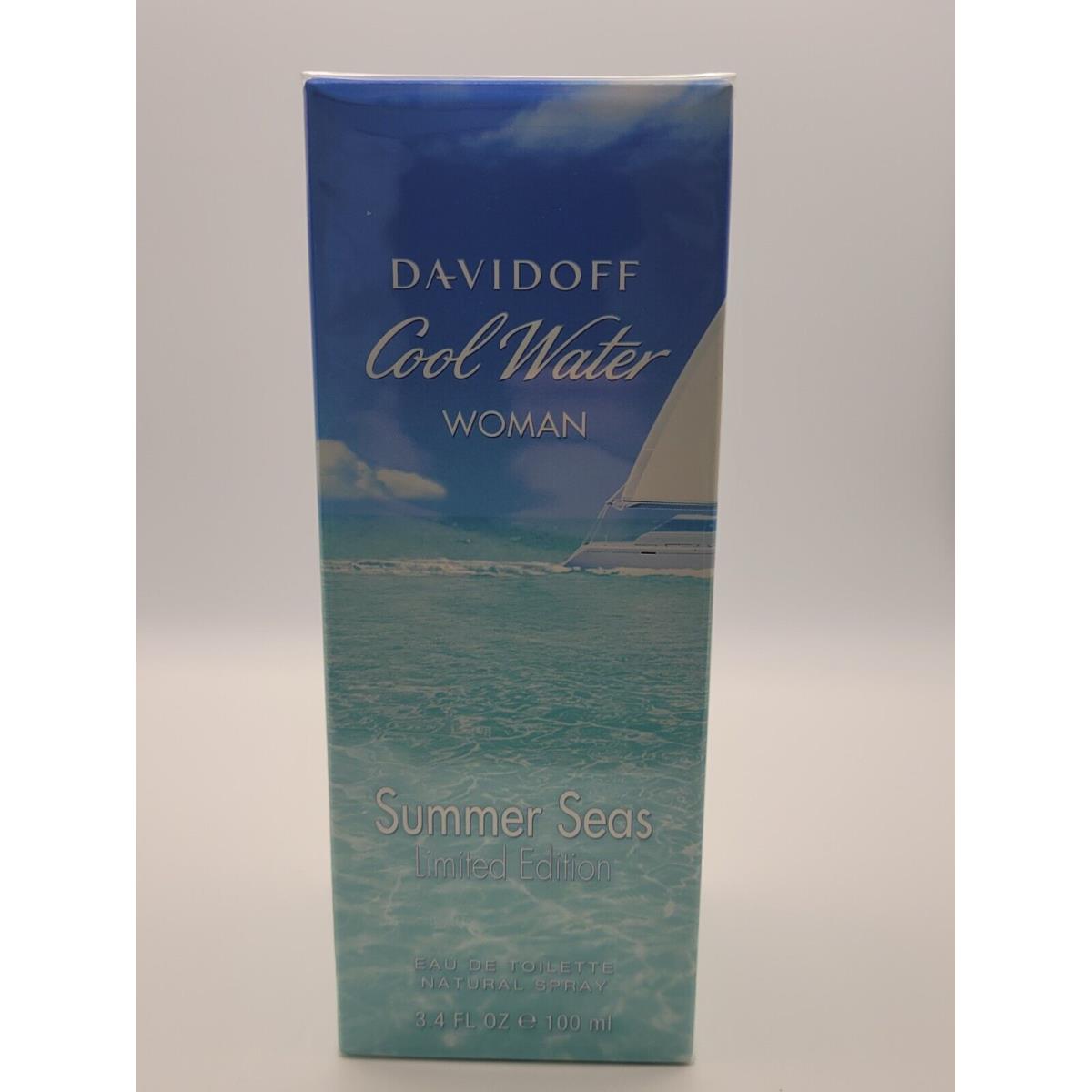 Davidoff Cool Water Summer Seas Perfume For Women 3.4 oz / 100 ml Edt Spray