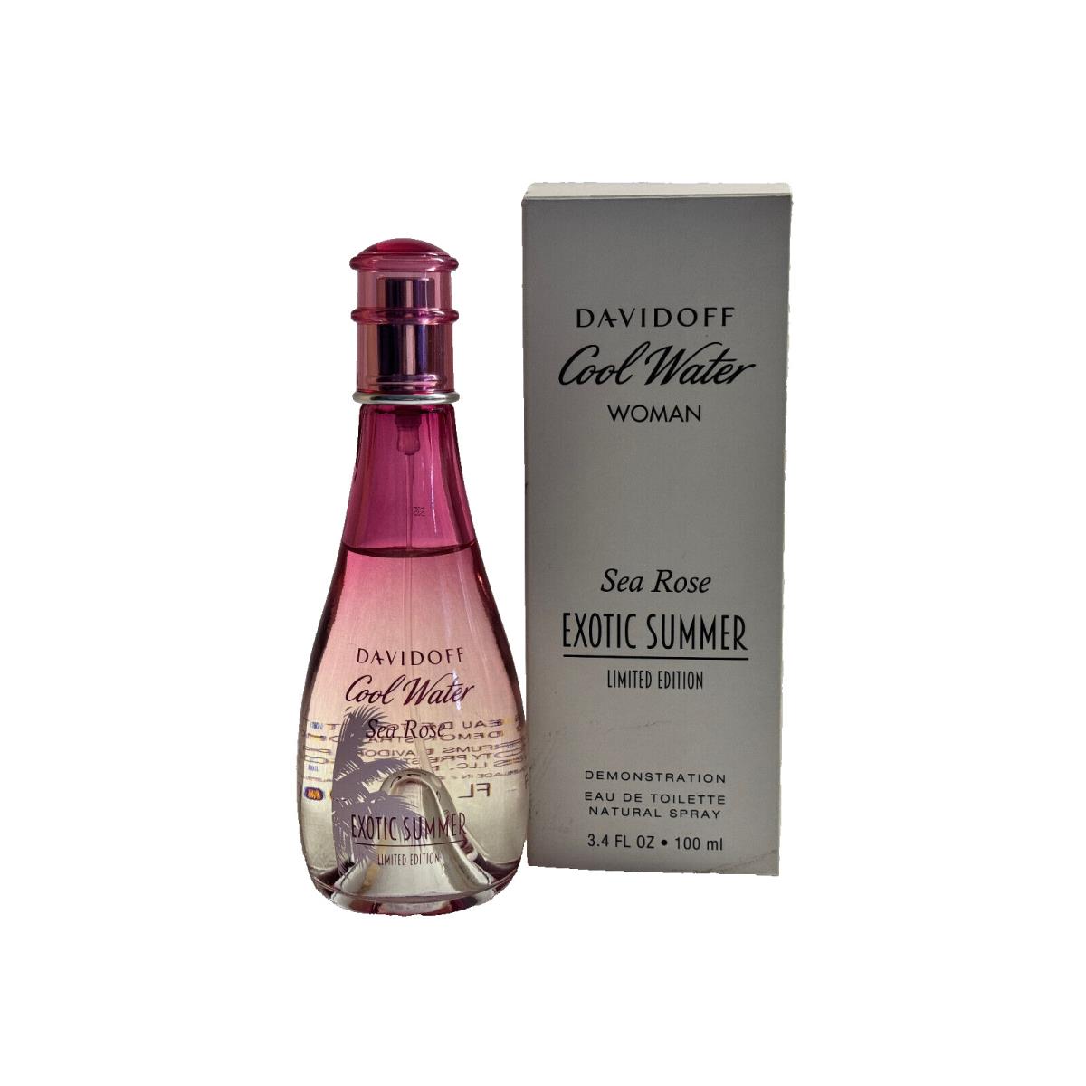 Davidoff Cool Water Woman Sea Rose Exotic Summer Limited Edition 3.4 oz Sample