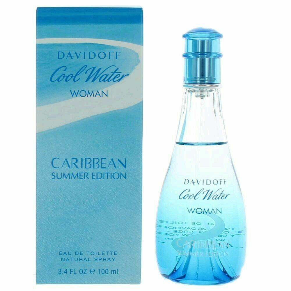 Davidoff Cool Water Caribbean Summer Edition 3.4 oz Women Eau De Toilette Spray