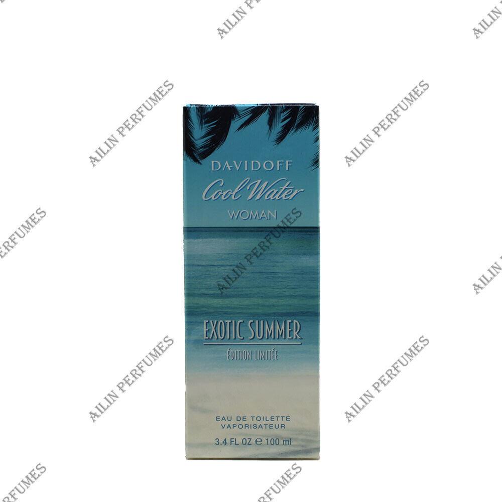 Cool Water Exotic Summer by Davidoff 3.4 oz 100 ml Eau de Toilette Spray Women