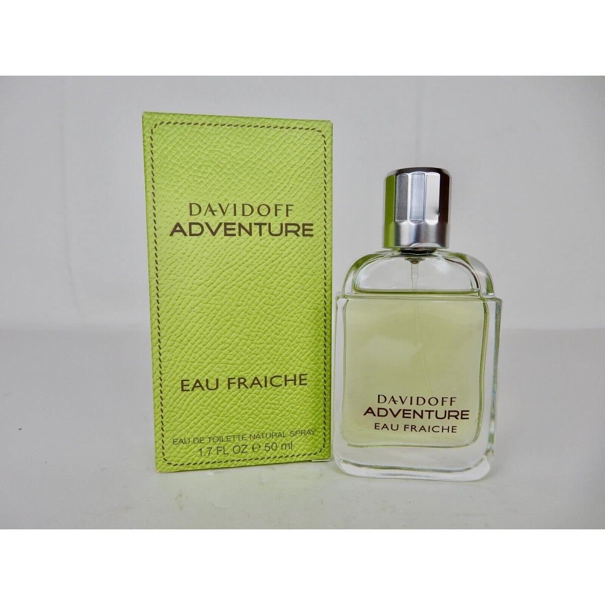 Davidoff Adventure Eau Fraiche Spray Men 1.7 OZ IN Unsealed Box