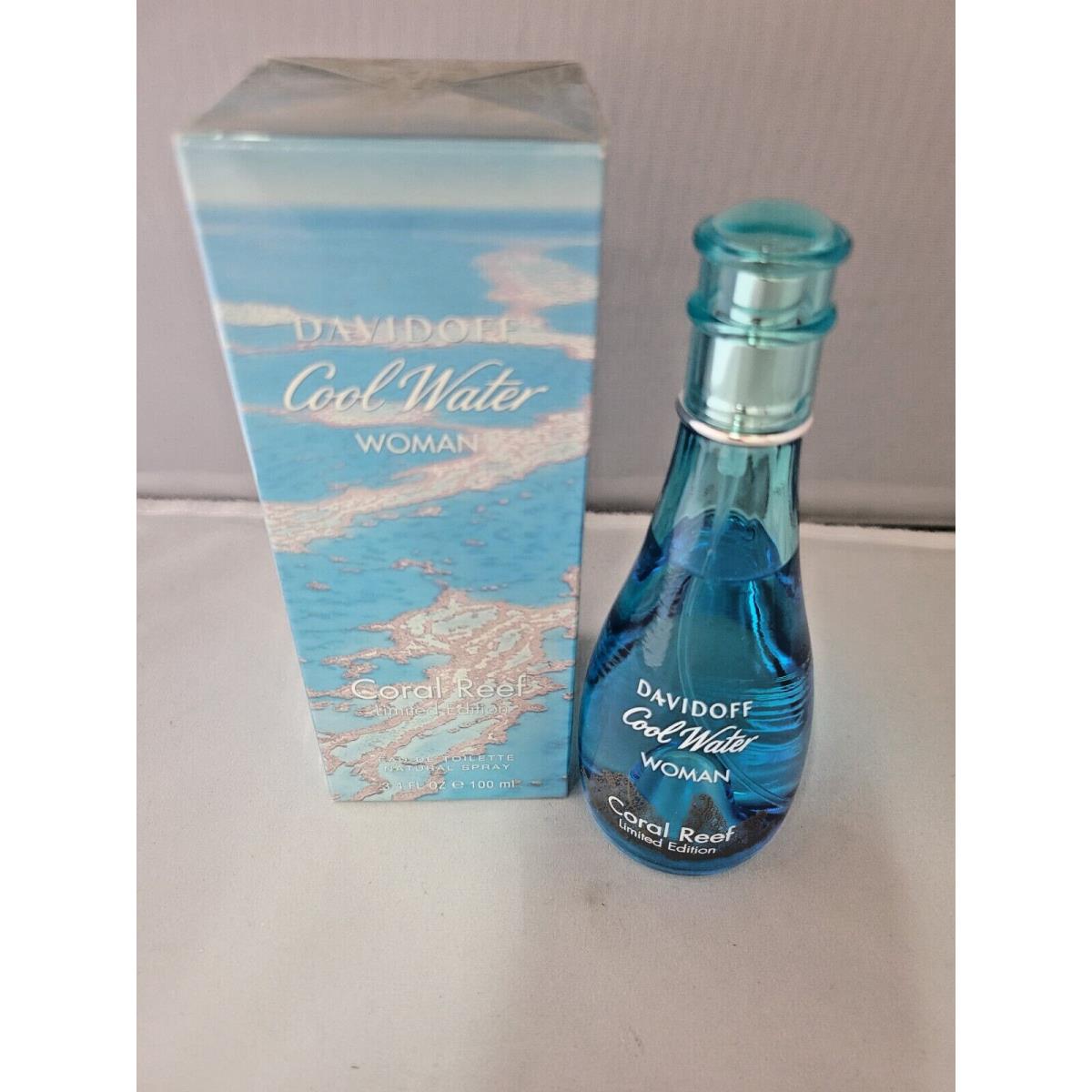 Davidoff Cool Water Coral Reef Edition Limited Women`s 3.4Fl Oz/ 100 ML Edt