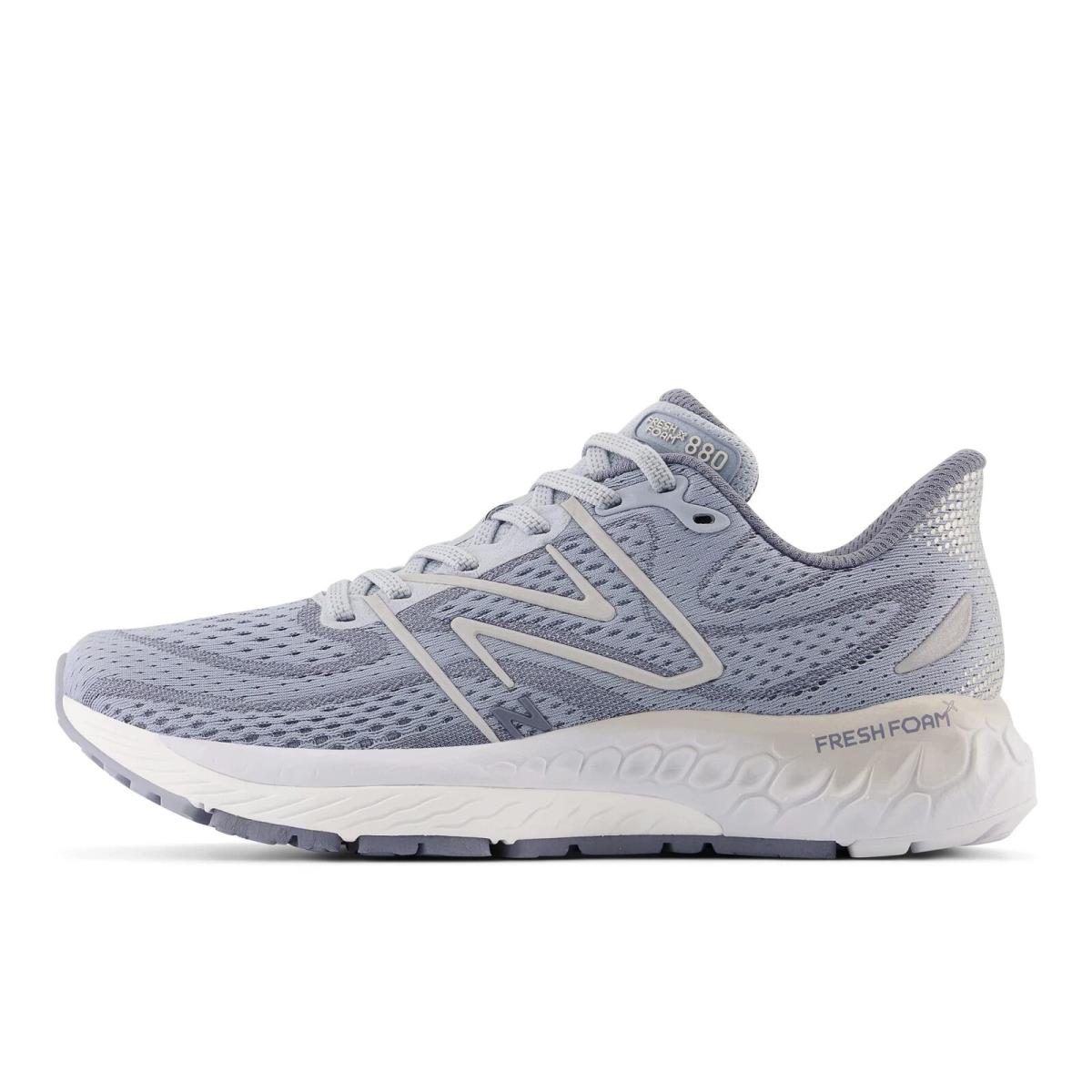 New Balance Women`s Fresh Foam 880 V13 Running Shoe Light Arctic Grey 6 X-wide - Light Arctic Grey