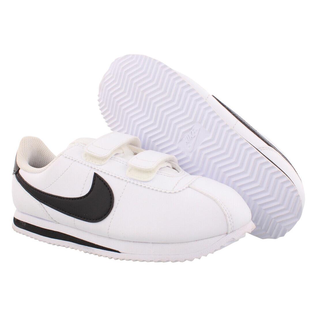 Nike Cortez Basic SL PS Boys Shoes Size 3 Color: White/black - White, Main: White