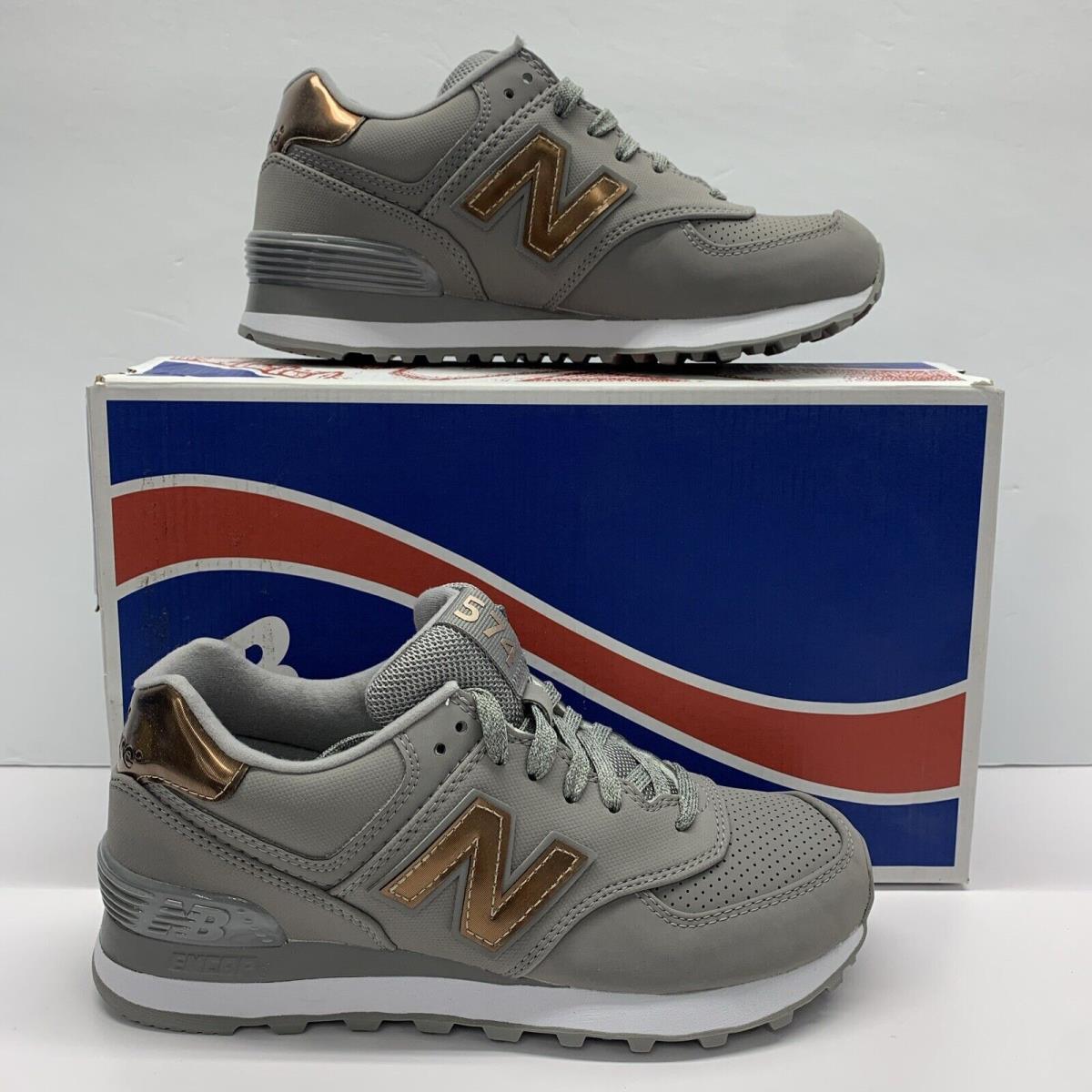 New Balance 574 Women`s Size 5.5 Gray/bronze WL574VJB New