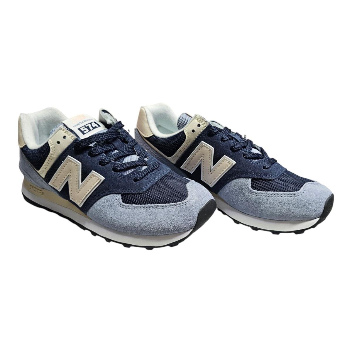 New Balance 574 Classics Womens Size 9.5 Dusk Blue Natural Indigo