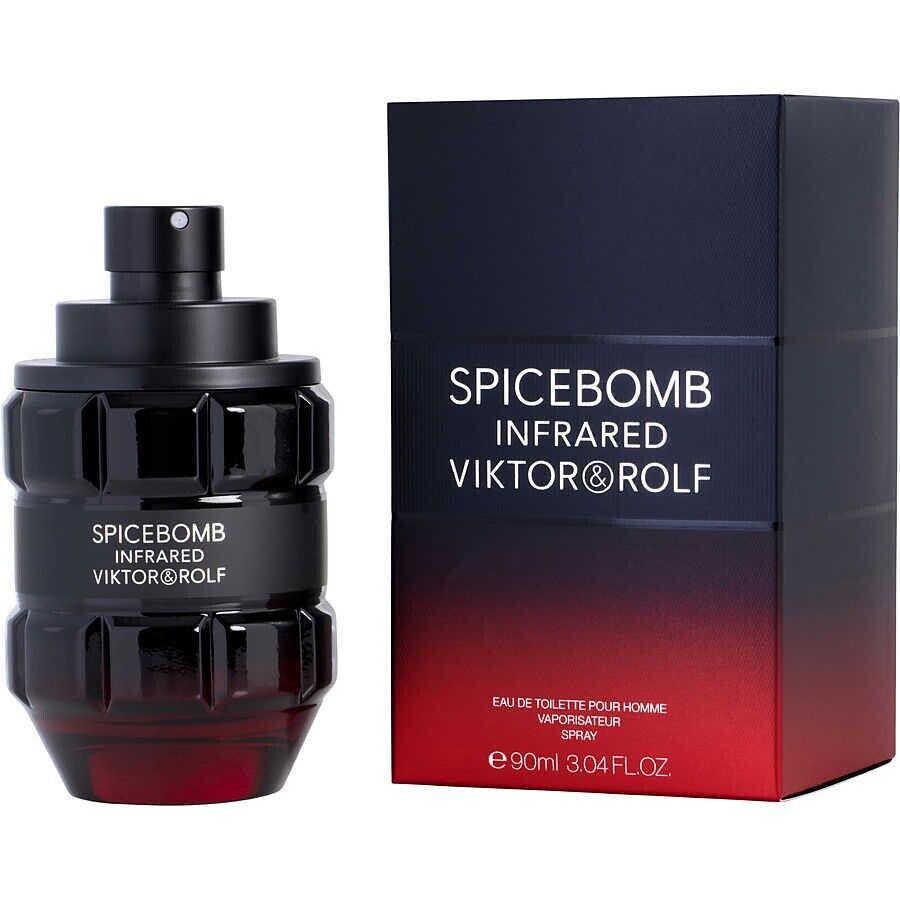 Spicebomb Infrared by Viktor Rolf For Men Edt 3.04 FL OZ / 90 ML Spray