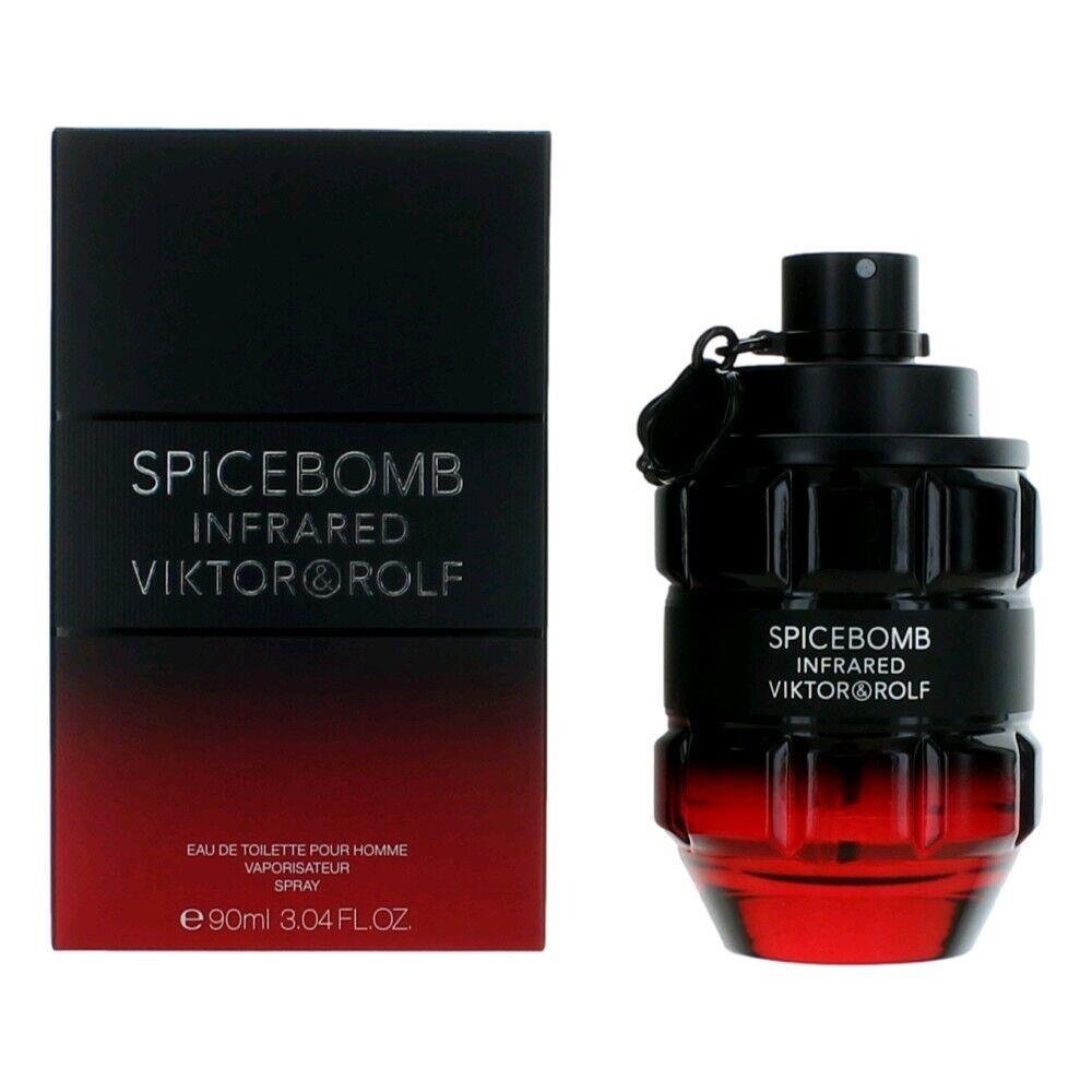 Spicebomb Infrared by Viktor Rolf Eau De Toilette Spray 3 oz For Men