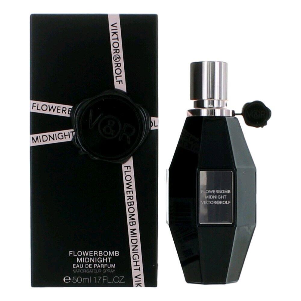 Flowerbomb Midnight by Viktor Rolf 1.7 oz Edp Spray For Women