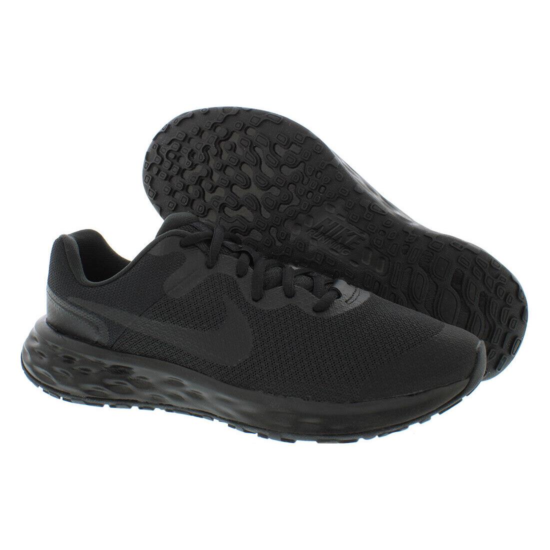 Nike Revolution 6 NN GS Boys Shoes Size 4.5 Color: Black/black/dark Smoke Grey - Black, Main: Black