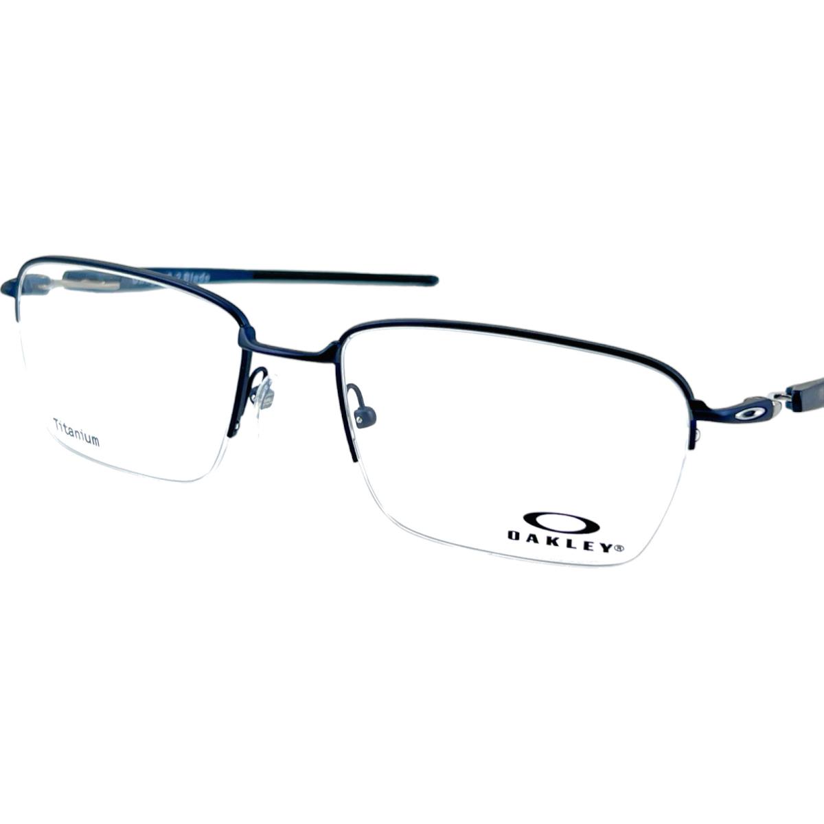 Oakley OX5128 Gauge 3.2 Blade Mens Semi Rimless Eyeglass Frame 0354 Midnight 54