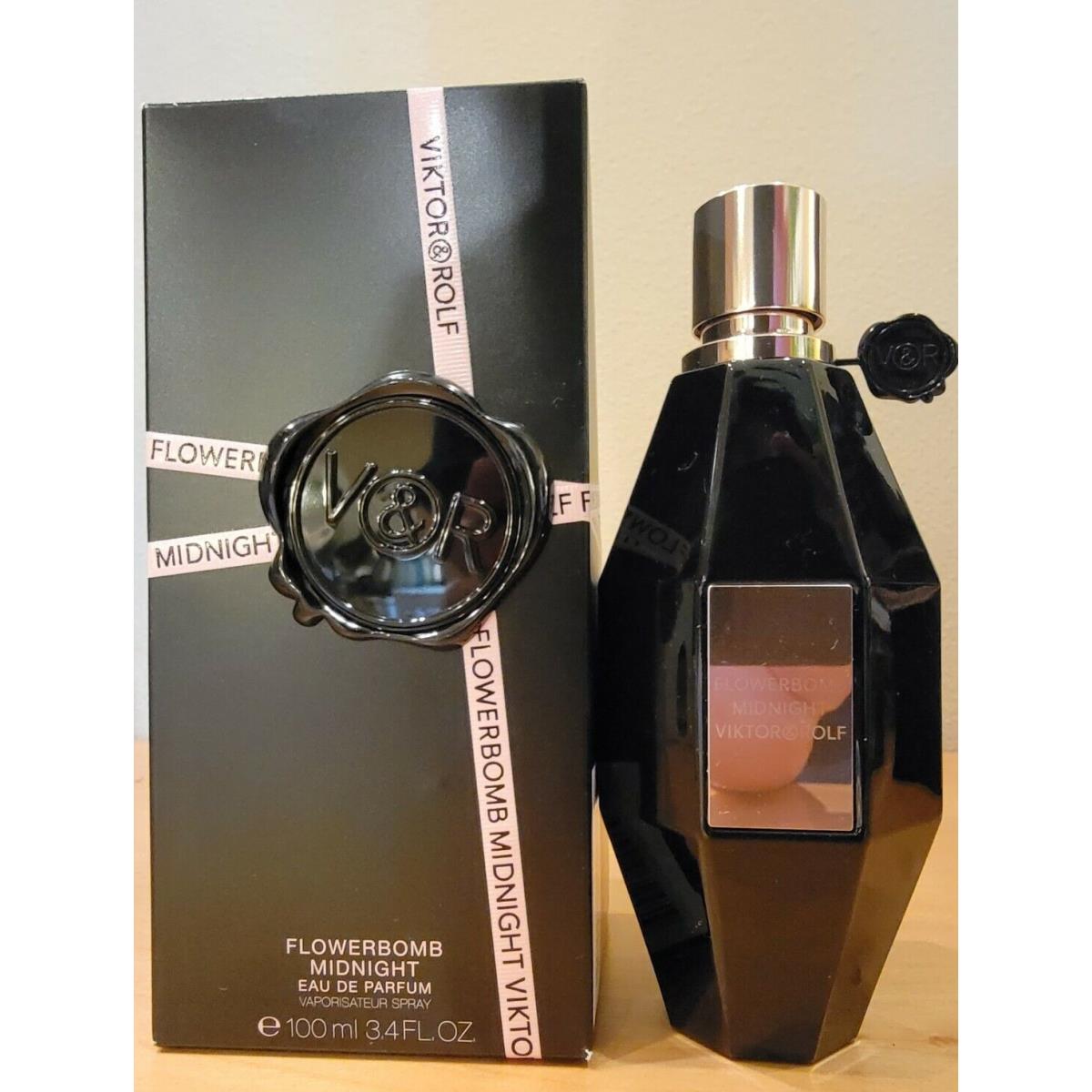 Viktor Rolf Flowerbomb Midnight Edp Perfume 3.4 Oz/ 100ml