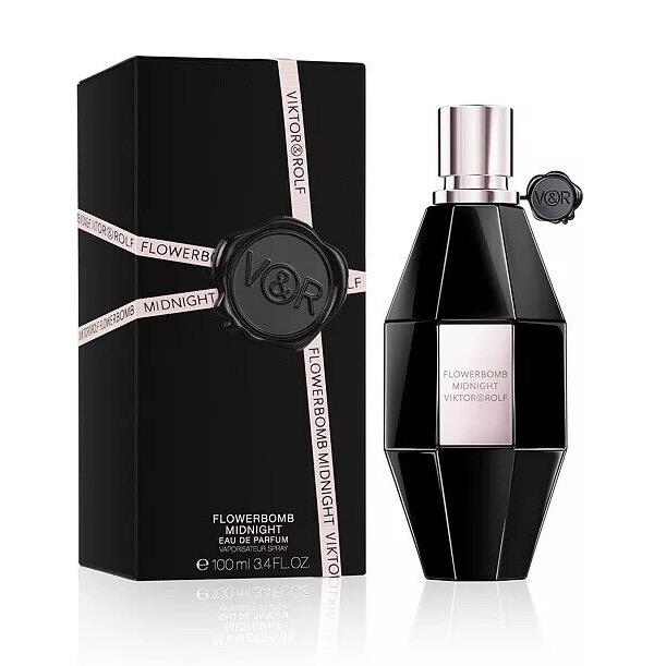 Viktor Rolf Flowerbomb Midnight 3.4Oz/100ml Women`s Eau De Parfum Spray