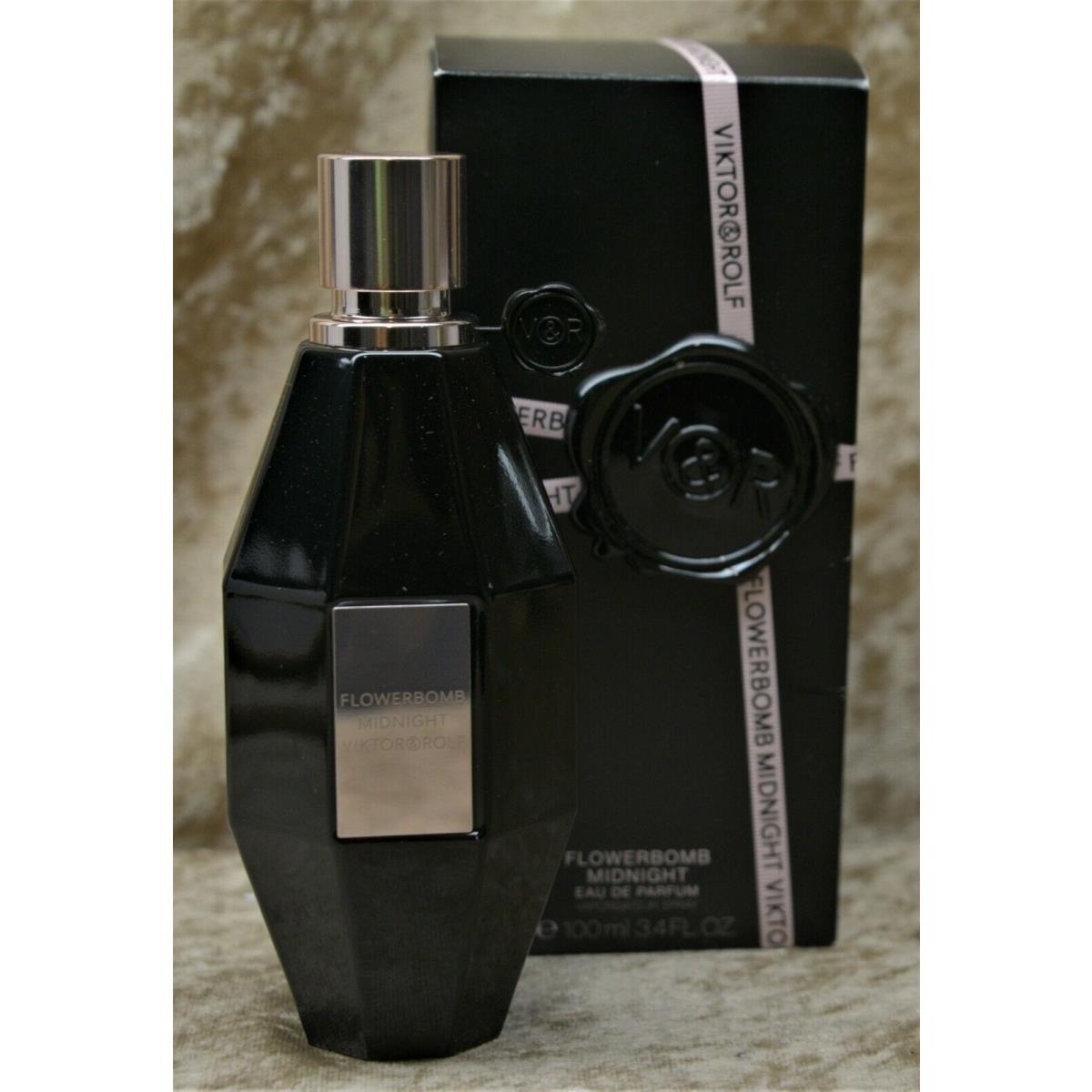 Flowerbobm Midnight Viktor Rolf Eau DE Parfum 3.4 Fl. Oz. 100ML