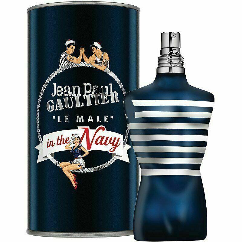 Le Male in The Navy by Jean Paul Gaultier For Men 6.8 oz Eau de Toilette Spray