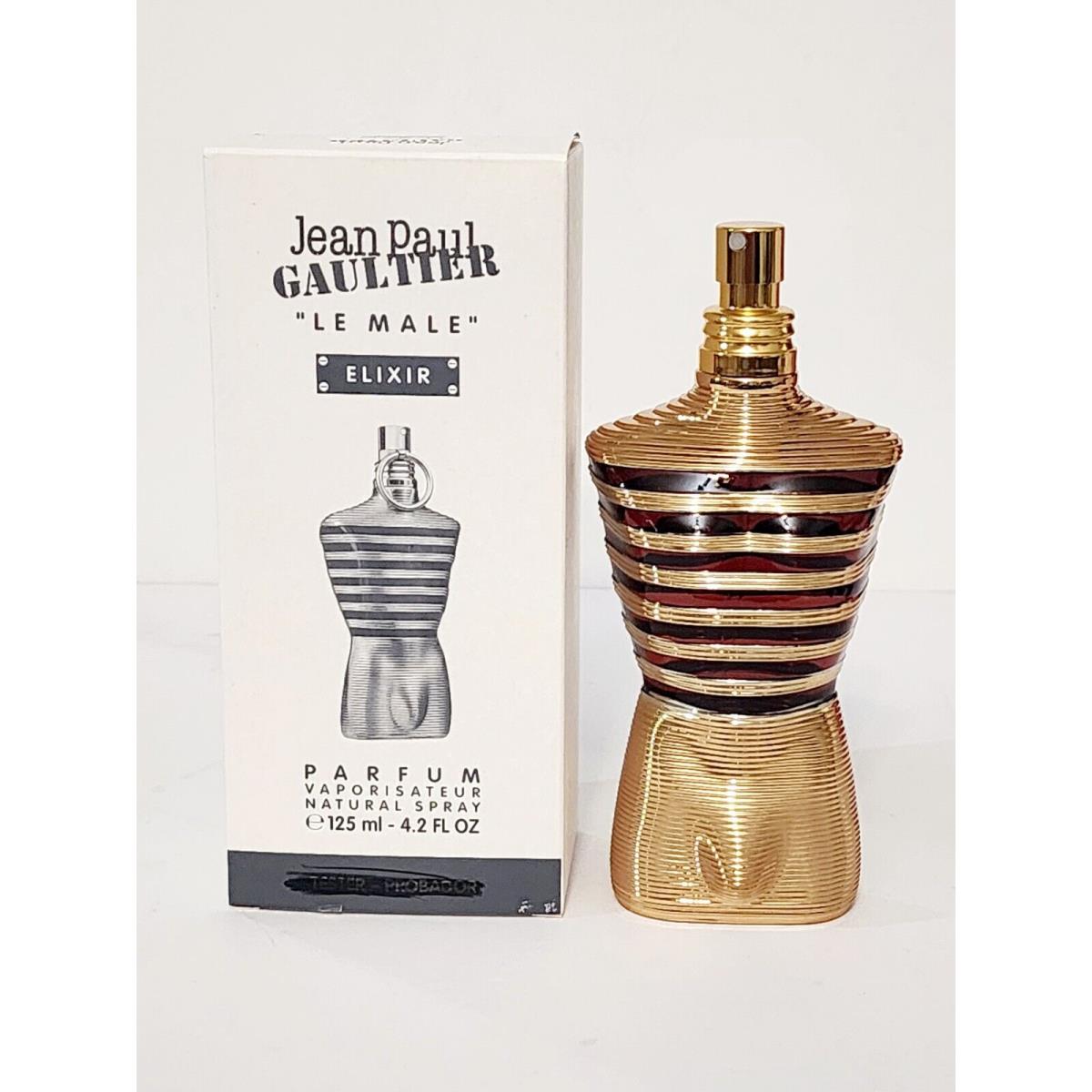 Jean Paul Gaultier LE Male Elixir 4.2OZ Parfum Spray For Men IN White