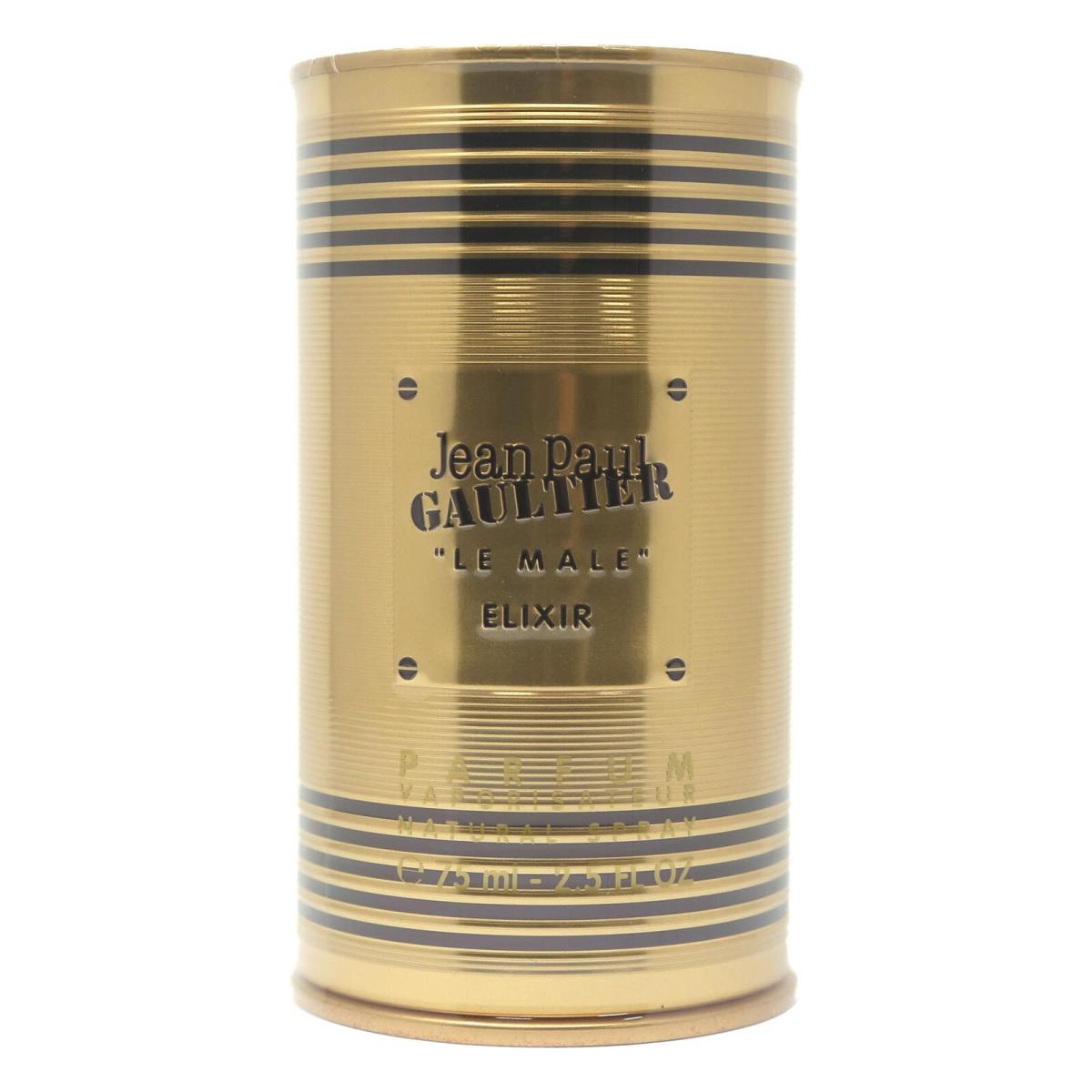 Jean Paul Gaultier Le Male Elixir Parfum For Men Spray 2.5oz/75ml