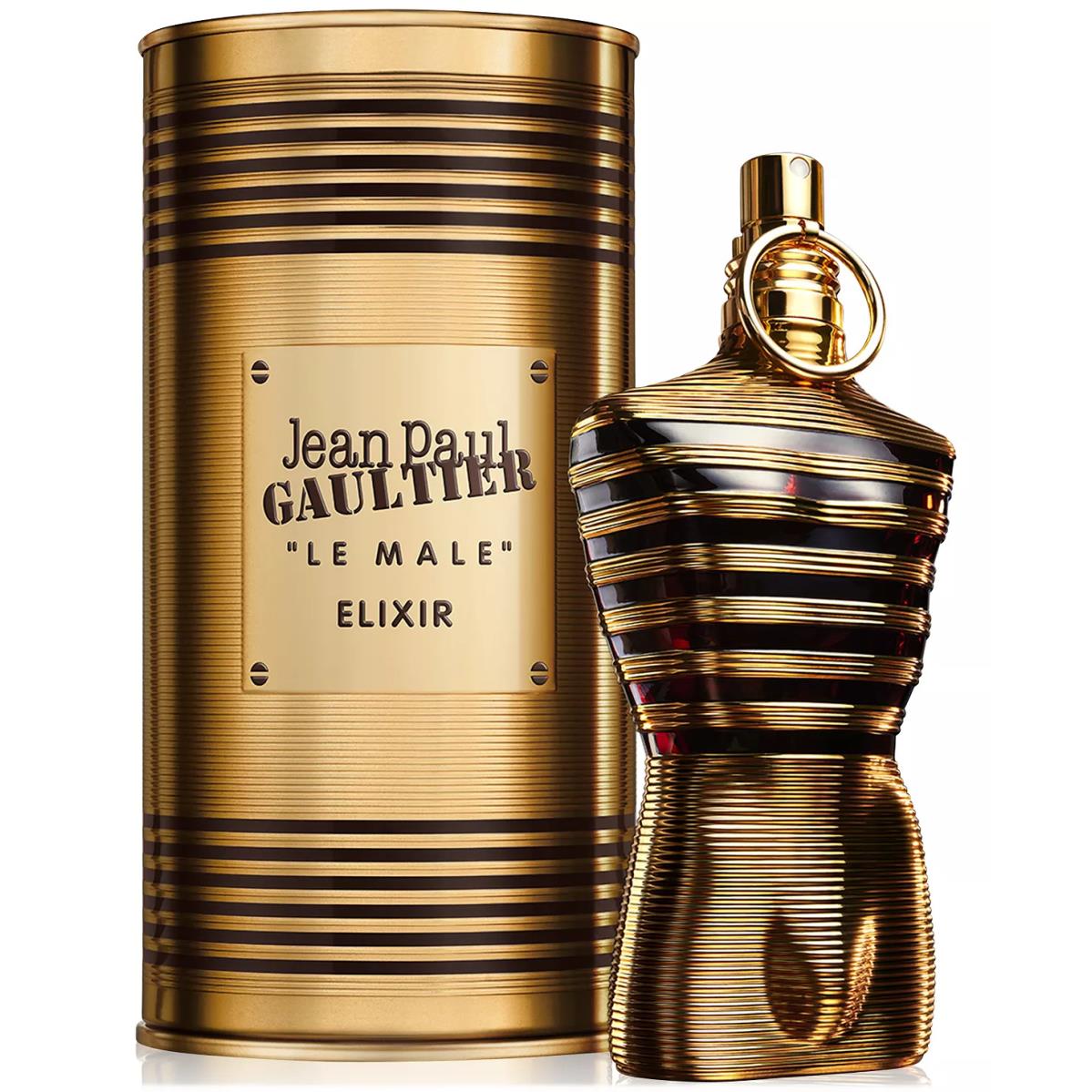 Le Male Elixir by Jean Paul Gaultier 4.2oz Parfum For Men Can