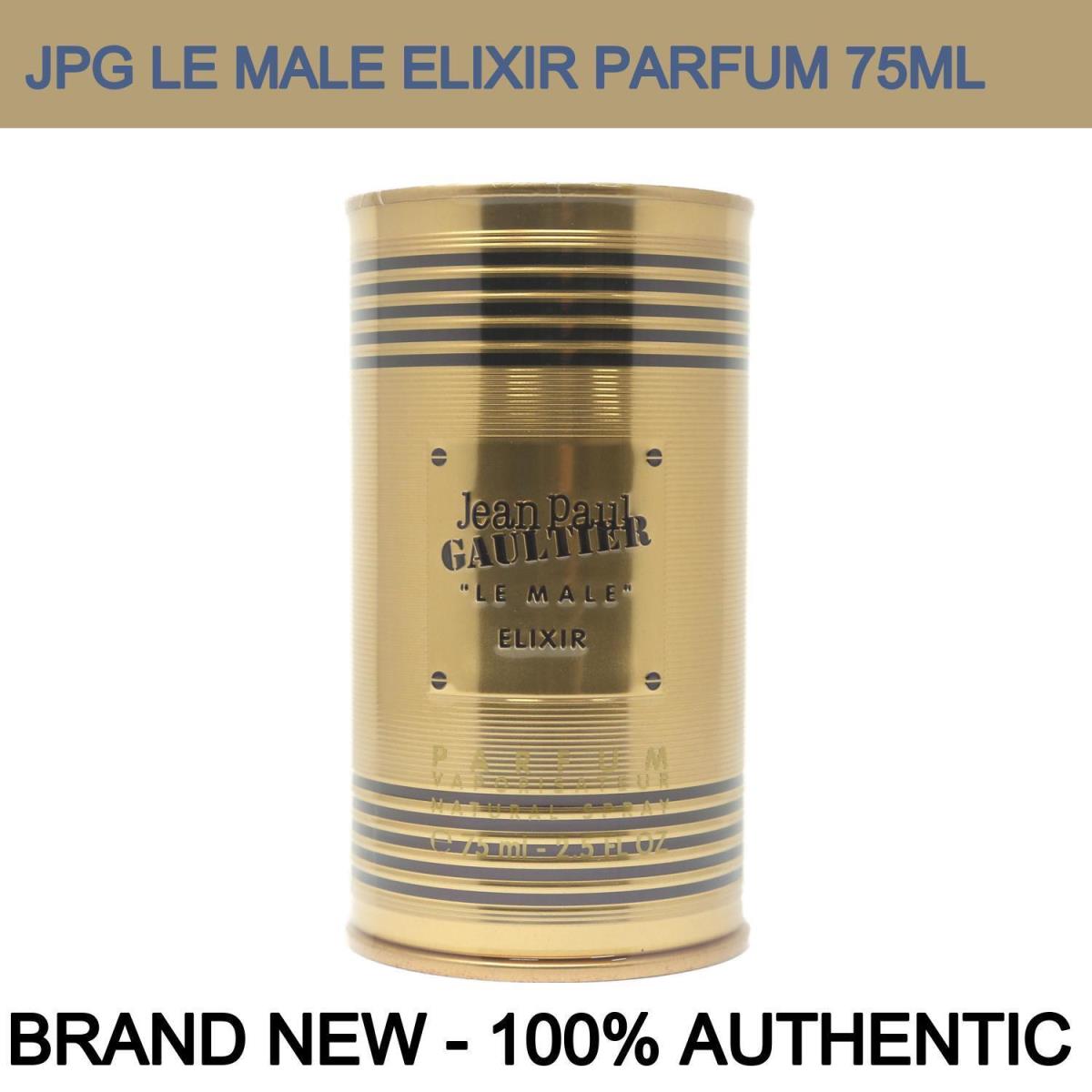 Jean Paul Gaultier Le Male Elixir Parfum For Men 2.5oz/75ml Spray