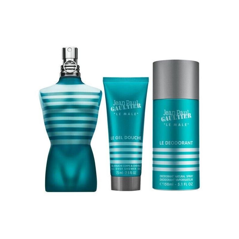 Jean Paul Gaultier Le Male 3 Piece Gift Set Eau de Toilette For Men