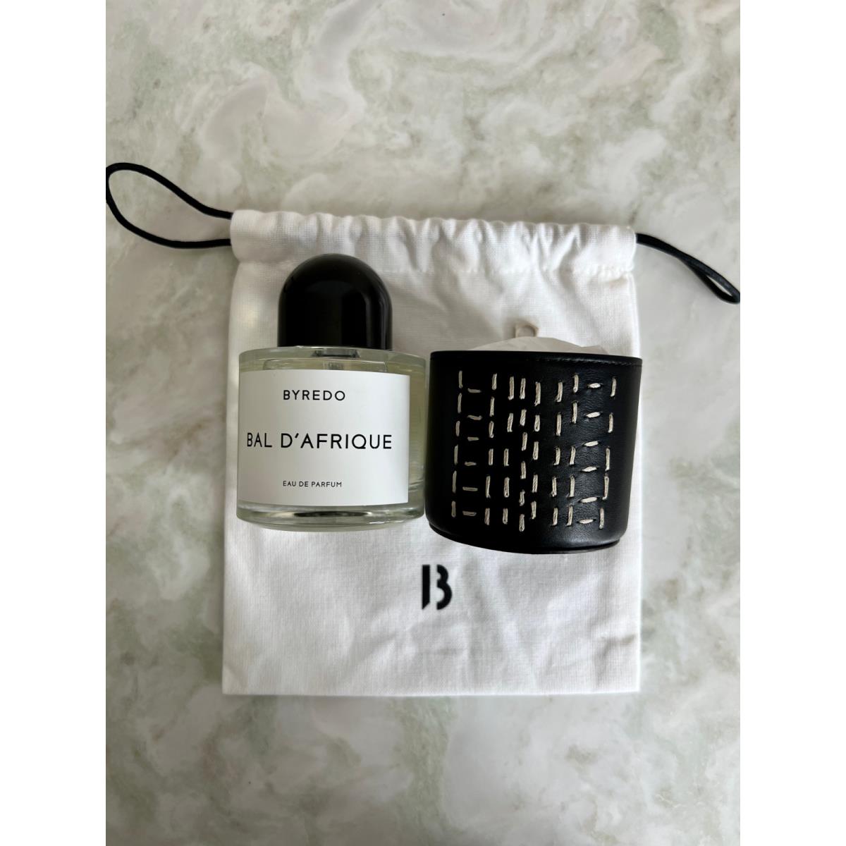 Byredo Kantha Leather/embroidered Perfume Holder + Bal D`afrique Edp 100ml