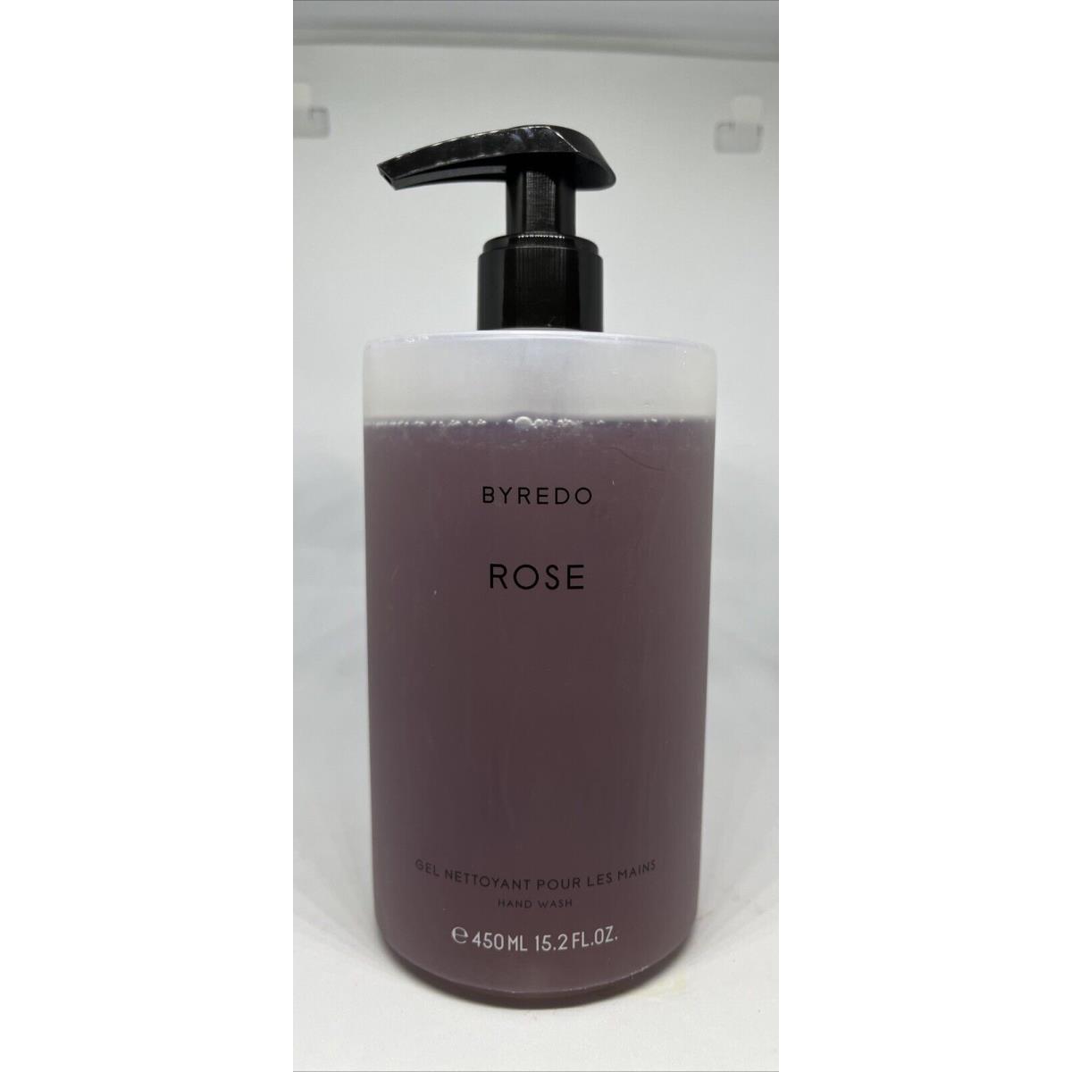 Byredo Rose Hand Wash 15.2fl oz Low Fill As Pictured