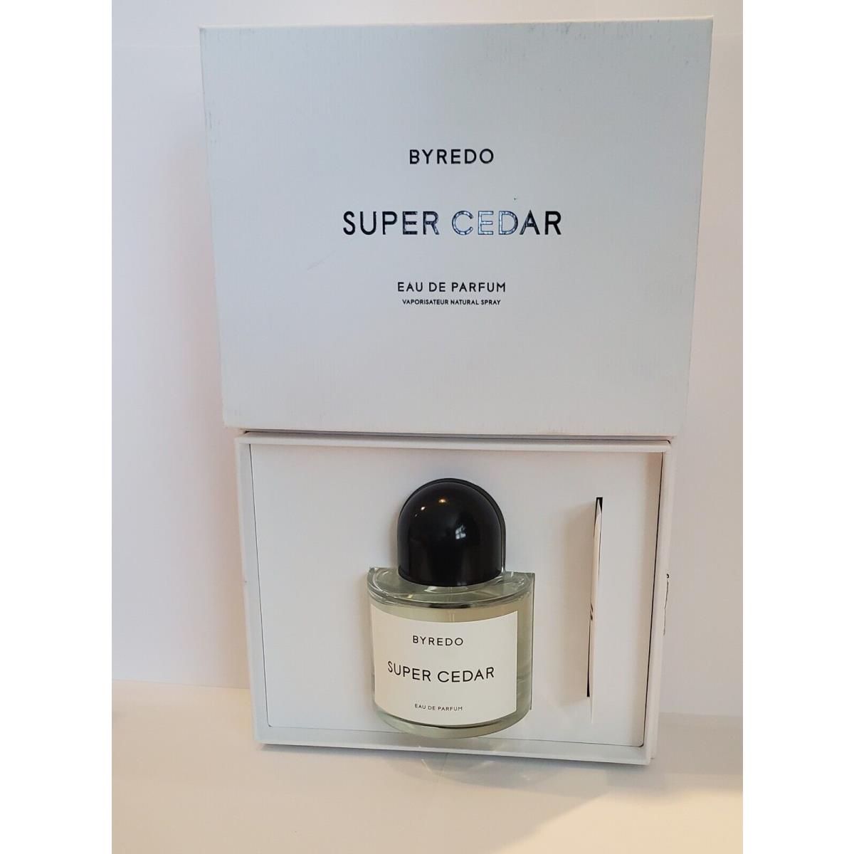 Byredo Super Cedar 3.3 oz Edp Spray Open Slightly Imperfect Box