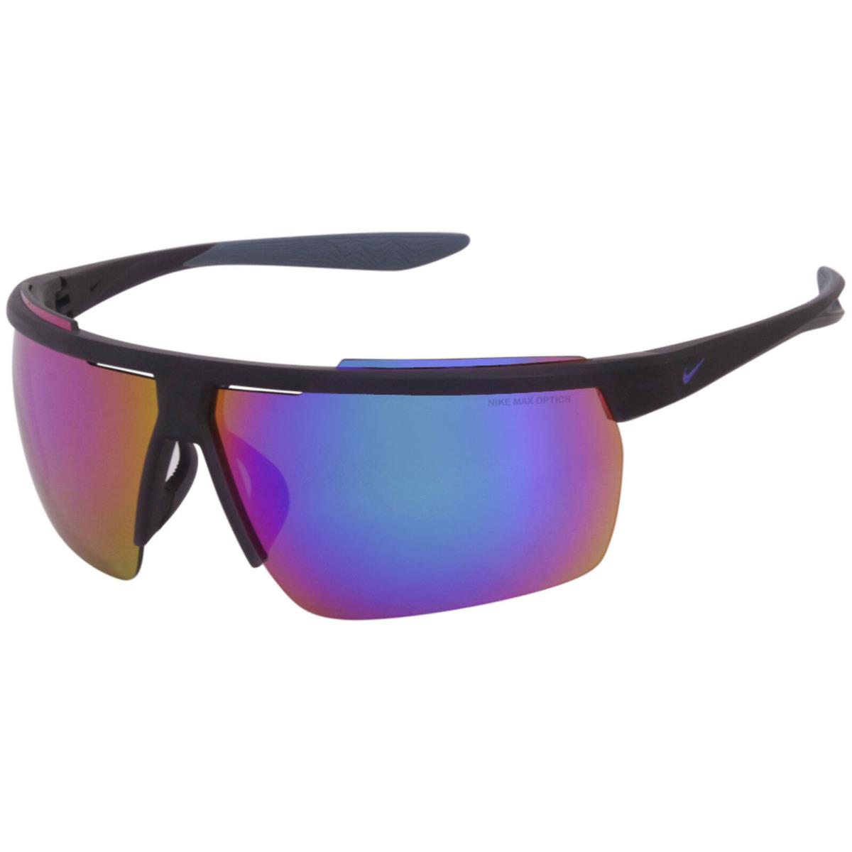 Nike Windshield-m CW4663 525 Sunglasses Men`s Grand Purple/turquoise Mirror 75mm