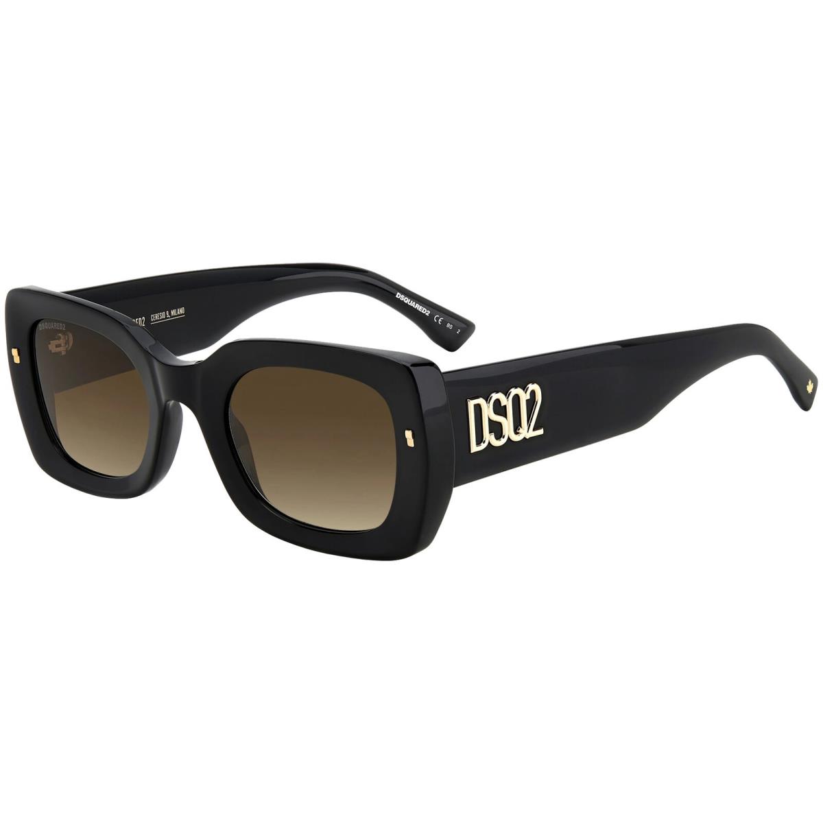 DSquared2 Hype Men`s Chunky Mod Rectangle Sunglasses - D20061S