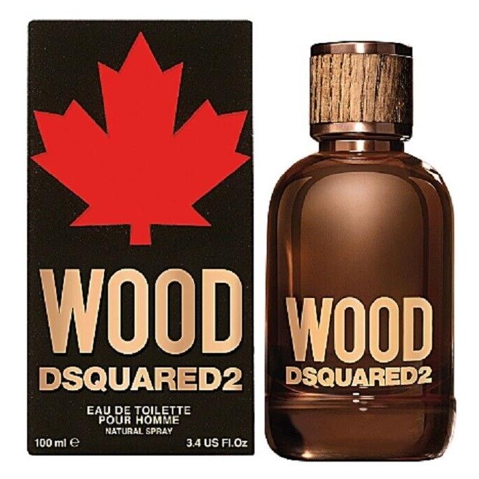 Wood Pour Homme Dsquared2 3.4 oz / 100 ml Eau de Toilette Men Cologne Spray