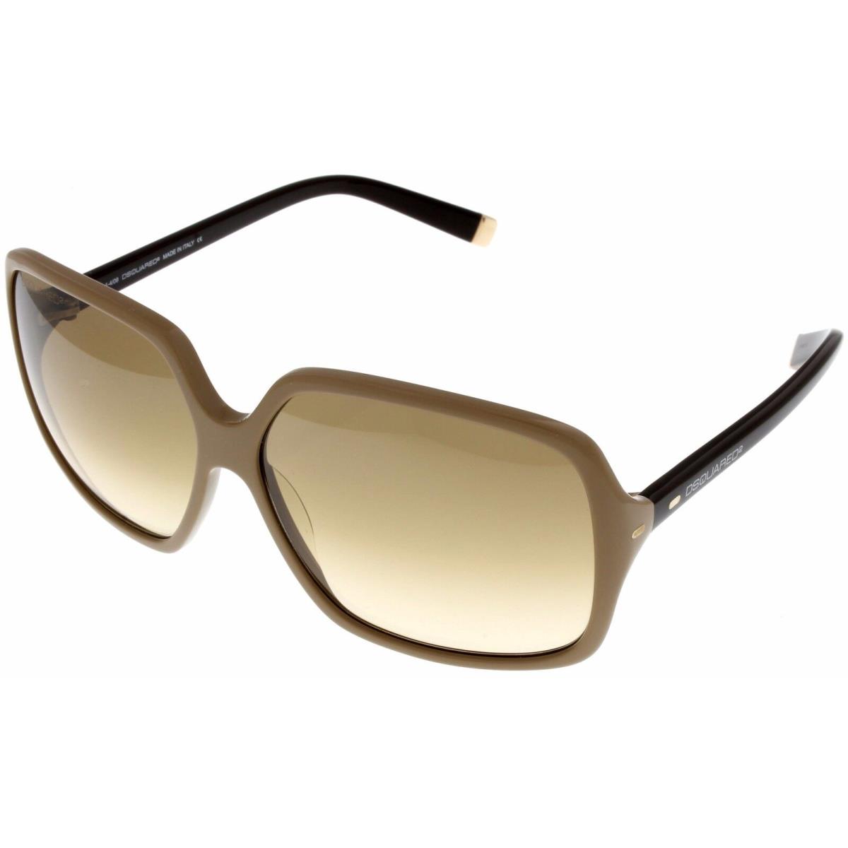 DSquared2 Dsquared Sunglasses Women Taupe Brown DQ0035 57F Square 62-12-135