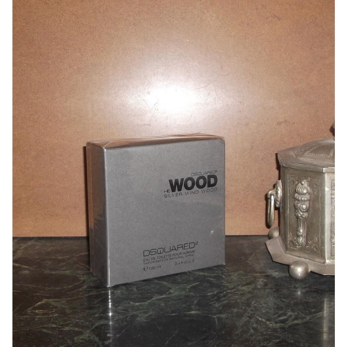 DSquared2 He Wood Silver Wind Edt Men 100 ml 3.4 oz Rare