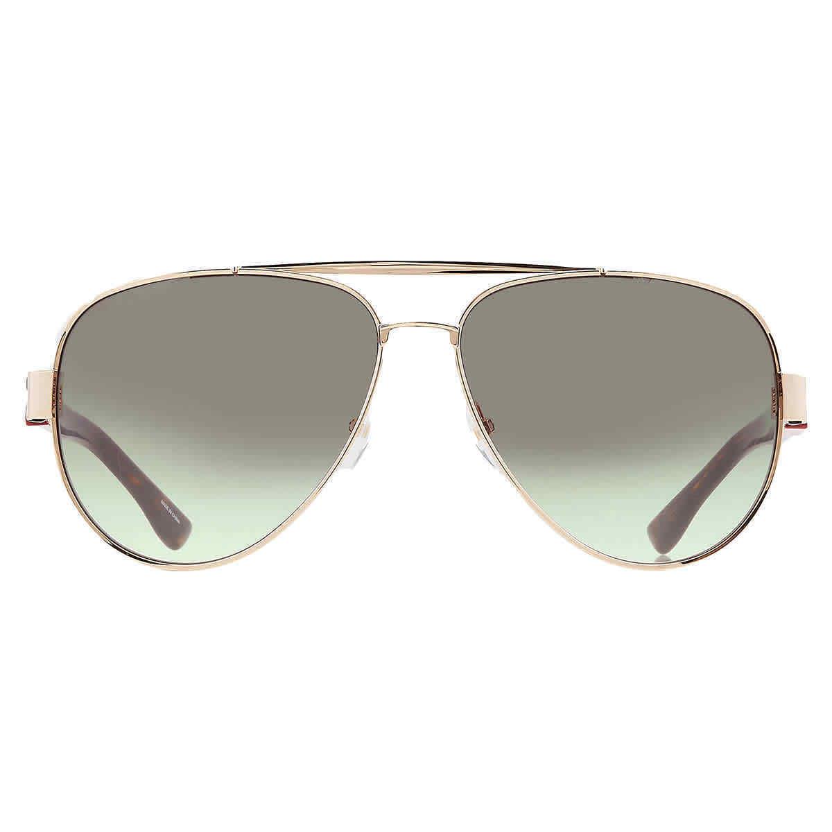 Dsquared2 Green Shaded Pilot Men`s Sunglasses D2 0002/S 0J5G/9K 62