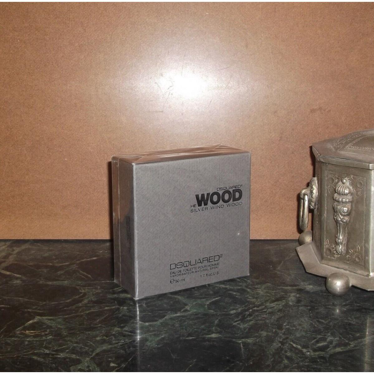 DSquared2 He Wood Silver Wind Edt Men 50 ml 1.7 oz V Rare