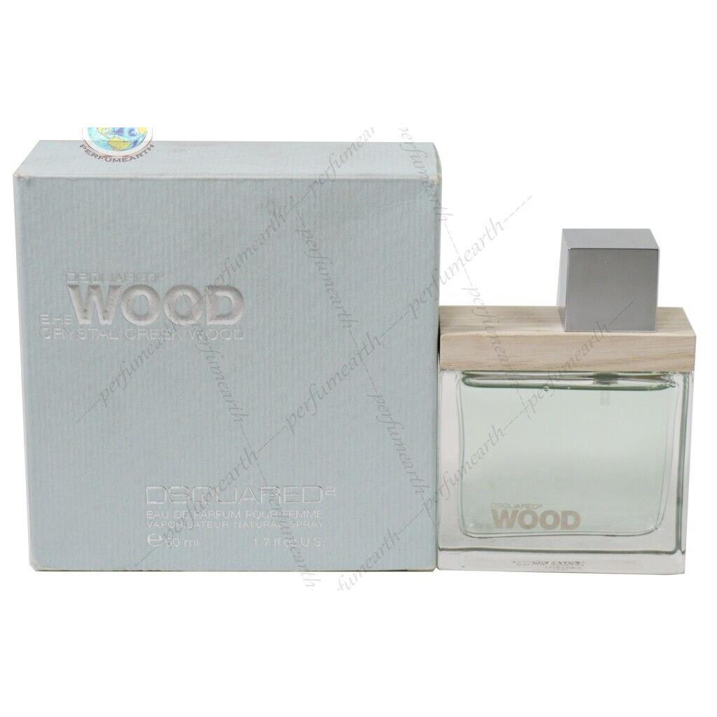 She Wood Crystal Creek Wood By Dsquared2 Edp Spray 1.7 /1.6 oz Women