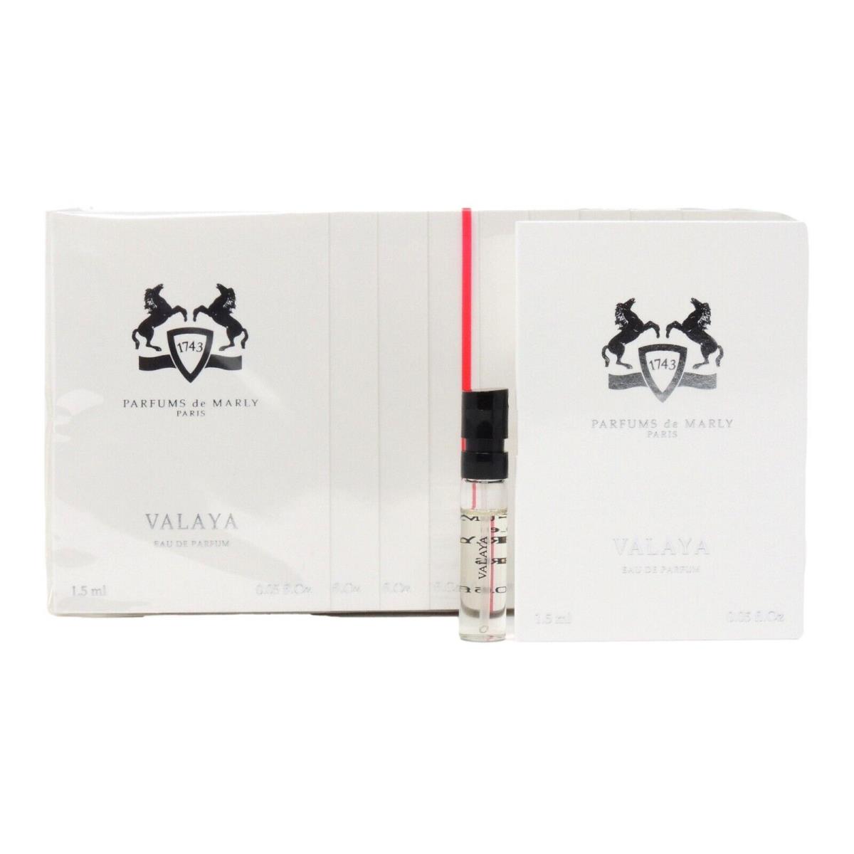 Pdm Parfums DE Marly Valaya Edp 1.5ml .05fl oz x 10 Perfume Spray Samples