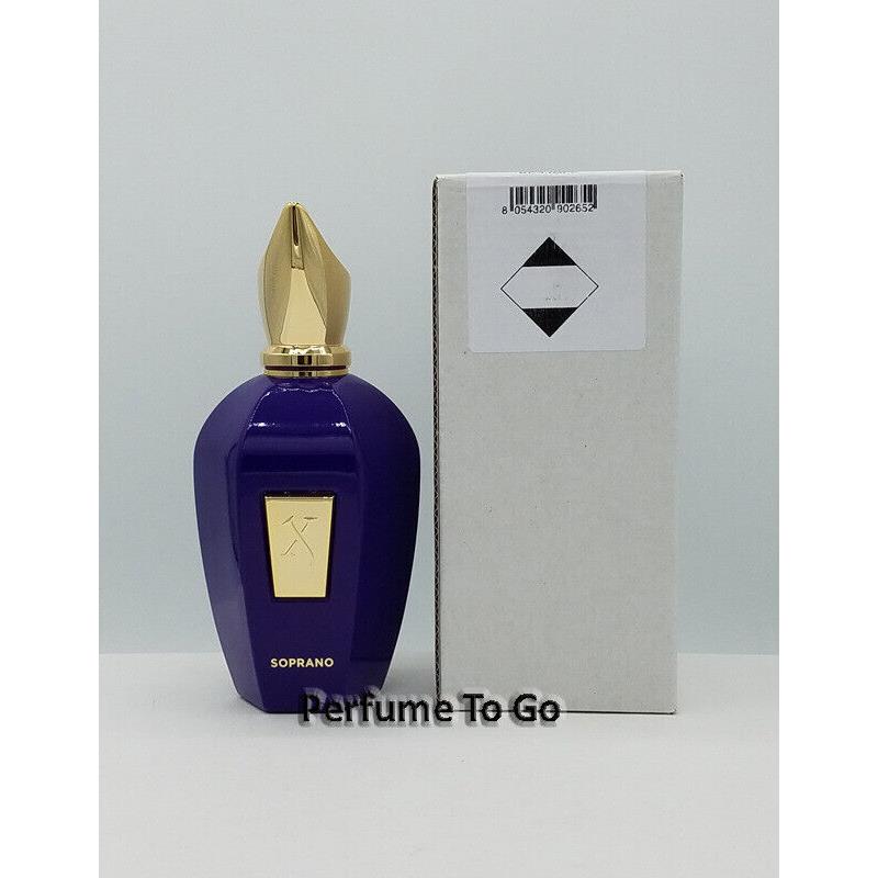 Xerjoff Soprano 3.4 oz 100 ml Edp Spray Tester with Cap