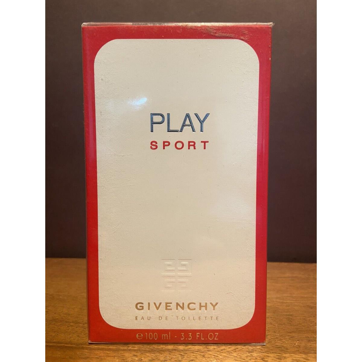 Givenchy Play Sport 3.3 Fl. OZ /100 ML Eau de Toillete Spray For Men Rare