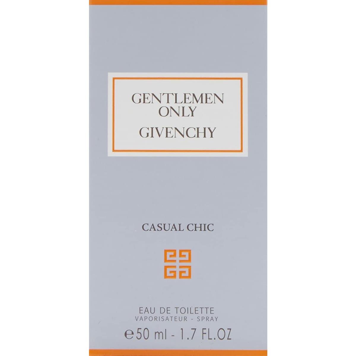 Gentlemen Only Casual Chic by Givenchy 1.7 Fl oz Edt Spray For Men