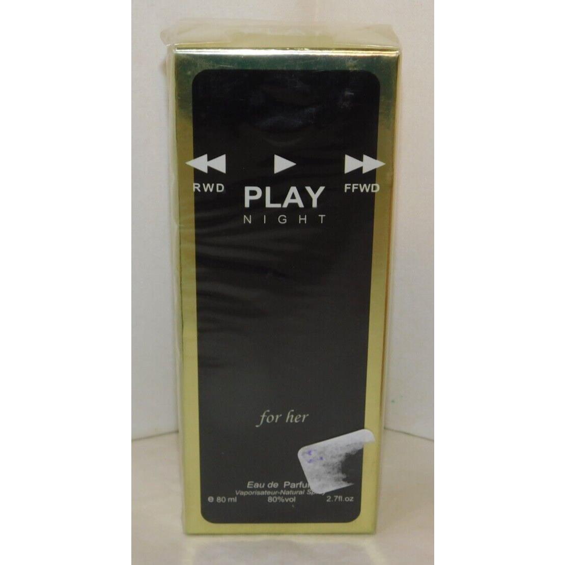 Givenchy Play For Her Night Edition 2.7 Fl Oz / 80 mL Discountinued Mint