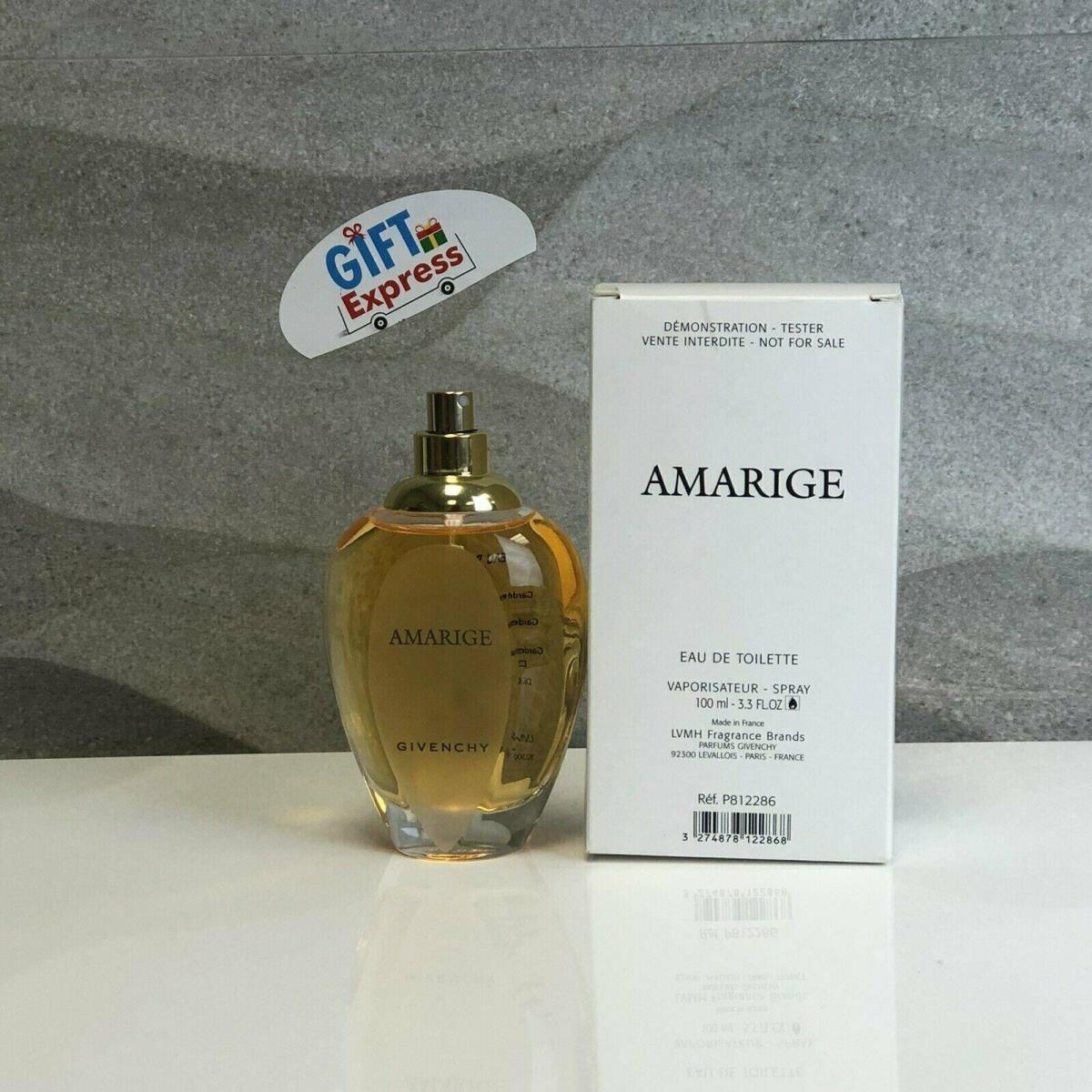 Amarige by Givenchy Edt Perfume For Women 3.3 / 3.4 oz Tester No Cap