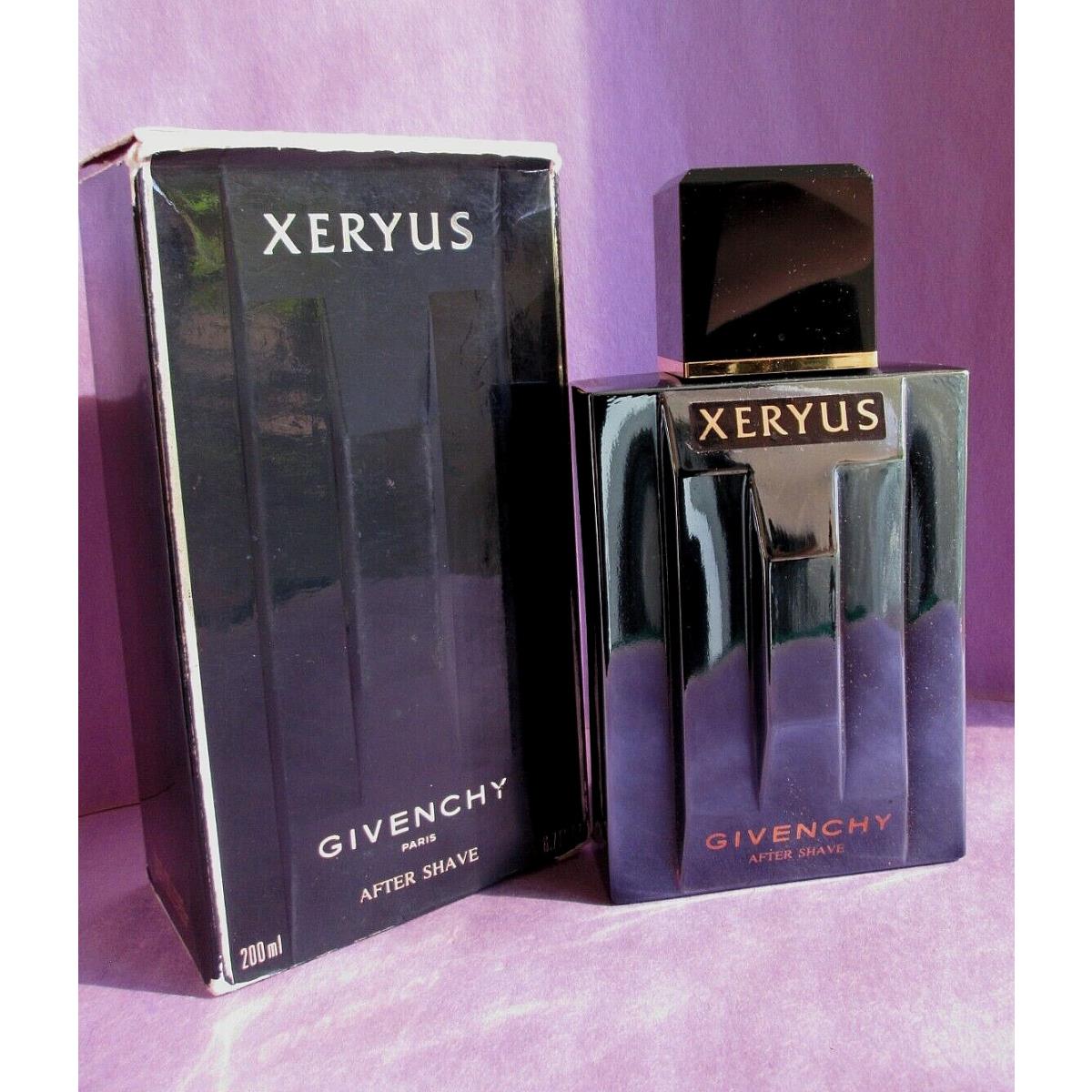 Xeryus by Givenchy Paris 1980s Vintage After Shave Splash 6.7 oz 200 ml Worn Box