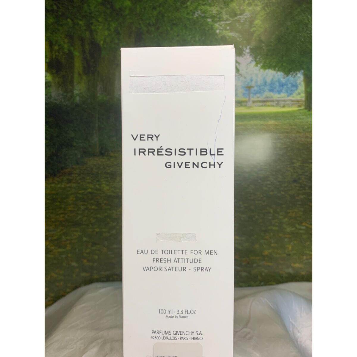 Givenchy Very Irresistible For Men Fresh Attitude 100ML Edt Spray