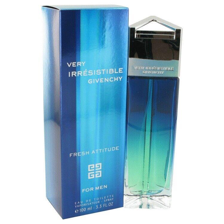 Very Irresistible Fresh Attitude by Givenchy For Men Edt Spray 3.3 Oz-100 ml