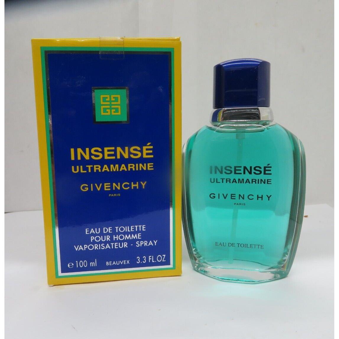 Vintage Givenchy Insense Ultramarine Eau DE Toilette Pour Homme Spray Rare