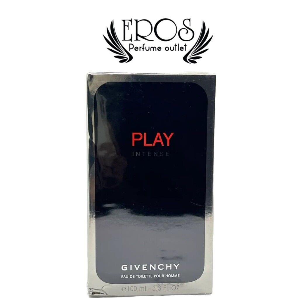 Givenchy Play Intense Edt Spray For Men 3.3 Oz / 100 ml Box