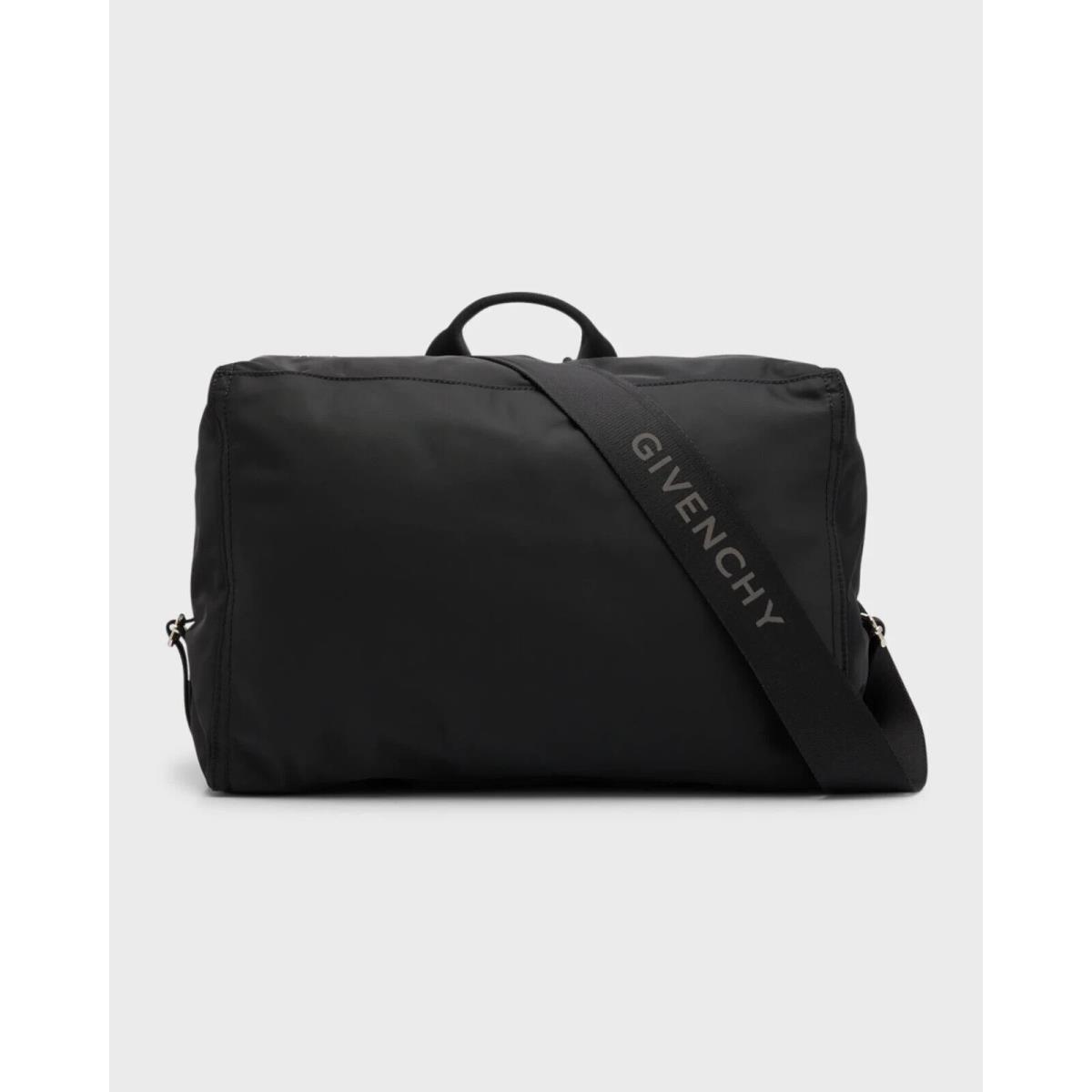 Givenchy Men`s Pandora Medium Nylon Crossbody Bag