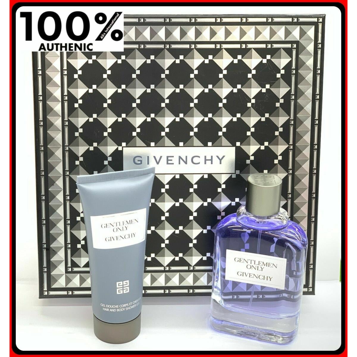 Gentlemen Only by Givenchy 3.3oz Edt Spray+3.3oz Shower Gel 2Pc Set For Men